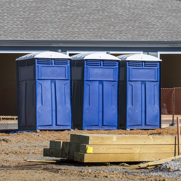 can i customize the exterior of the portable restrooms with my event logo or branding in Versailles Indiana